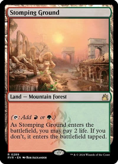 Stomping Ground Ravnica Remastered Magic card