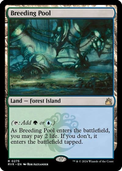 Breeding Pool Ravnica Remastered Magic card