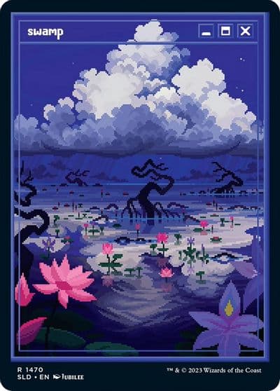 Swamp 1470 Secret Lair Drop Series Magic card