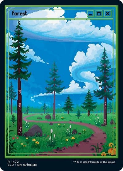 Forest 1472 Secret Lair Drop Series Magic card