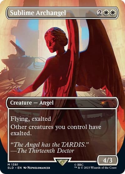 Sublime Archangel Secret Lair Drop Series Magic card