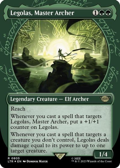 Legolas Master Archer Showcase Surge Foil Universes Beyond: The Lord of the Rings: Tales of Middle-earth Magic card