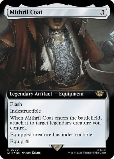 Mithril Coat Extended Art Surge Foil Universes Beyond: The Lord of the Rings: Tales of Middle-earth Magic card