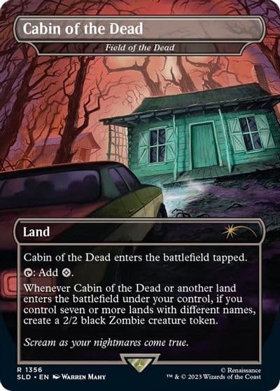 Cabin of the Dead Field of the Dead Secret Lair Drop Series Magic card