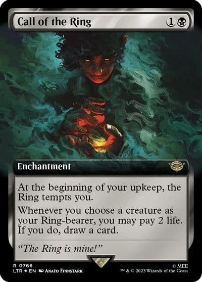 Call of the Ring Extended Art Surge Foil Universes Beyond: The Lord of the Rings: Tales of Middle-earth Magic card