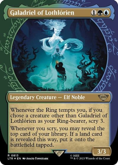 Galadriel of Lothlorien Showcase Surge Foil Universes Beyond: The Lord of the Rings: Tales of Middle-earth Magic card