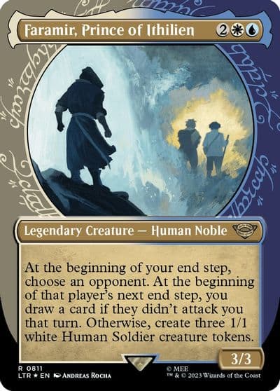 Faramir Prince of Ithilien Showcase Surge Foil Universes Beyond: The Lord of the Rings: Tales of Middle-earth Magic card