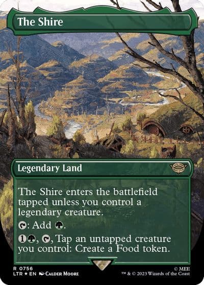 The Shire Borderless Surge Foil Universes Beyond: The Lord of the Rings: Tales of Middle-earth Magic card
