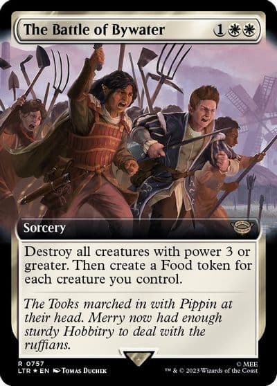 The Battle of Bywater Extended Art Surge Foil Universes Beyond: The Lord of the Rings: Tales of Middle-earth Magic card