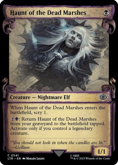Haunt of the Dead Marshes Showcase Scrolls Universes Beyond: The Lord of the Rings: Tales of Middle-earth Magic card