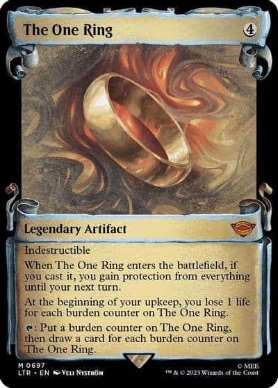 The One Ring Showcase Scrolls Universes Beyond: The Lord of the Rings: Tales of Middle-earth Magic card
