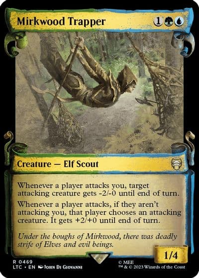 Mirkwood Trapper Showcase Scrolls Commander: The Lord of the Rings: Tales of Middle-earth Magic card
