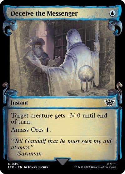 Deceive the Messenger Showcase Scrolls Universes Beyond: The Lord of the Rings: Tales of Middle-earth Magic card