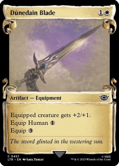 Dunedain Blade Showcase Scrolls Universes Beyond: The Lord of the Rings: Tales of Middle-earth Magic card
