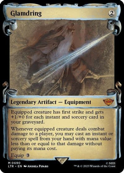 Glamdring Showcase Scrolls Universes Beyond: The Lord of the Rings: Tales of Middle-earth Magic card