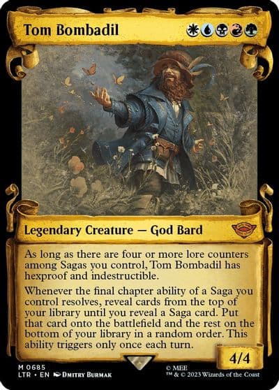 Tom Bombadil Showcase Scrolls Universes Beyond: The Lord of the Rings: Tales of Middle-earth Magic card