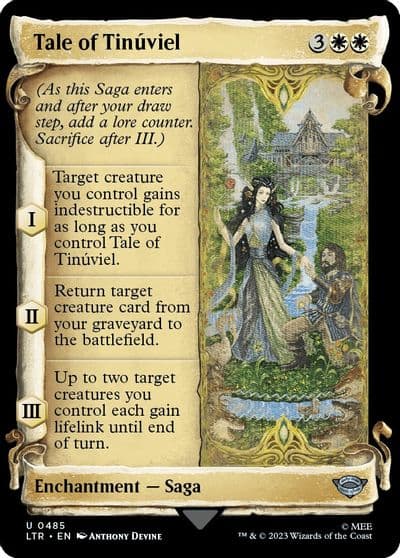 Tale of Tinuviel Showcase Scrolls Universes Beyond: The Lord of the Rings: Tales of Middle-earth Magic card