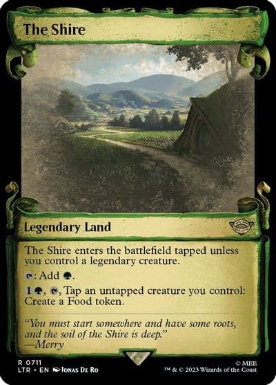 The Shire Showcase Scrolls Universes Beyond: The Lord of the Rings: Tales of Middle-earth Magic card