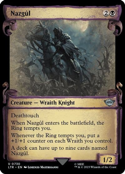 Nazgul 0730 Showcase Scrolls Universes Beyond: The Lord of the Rings: Tales of Middle-earth Magic card