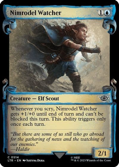 Nimrodel Watcher Showcase Scrolls Universes Beyond: The Lord of the Rings: Tales of Middle-earth Magic card