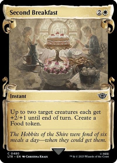 Second Breakfast Showcase Scrolls Universes Beyond: The Lord of the Rings: Tales of Middle-earth Magic card