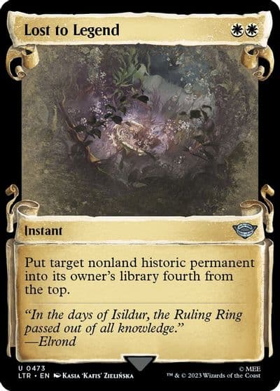 Lost to Legend Showcase Scrolls Universes Beyond: The Lord of the Rings: Tales of Middle-earth Magic card