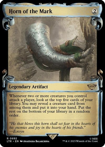 Horn of the Mark Showcase Scrolls Universes Beyond: The Lord of the Rings: Tales of Middle-earth Magic card