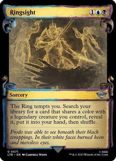 Ringsight Showcase Scrolls Universes Beyond: The Lord of the Rings: Tales of Middle-earth Magic card