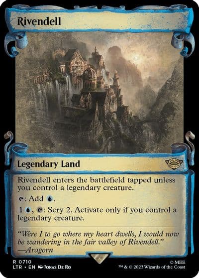 Rivendell Showcase Scrolls Universes Beyond: The Lord of the Rings: Tales of Middle-earth Magic card