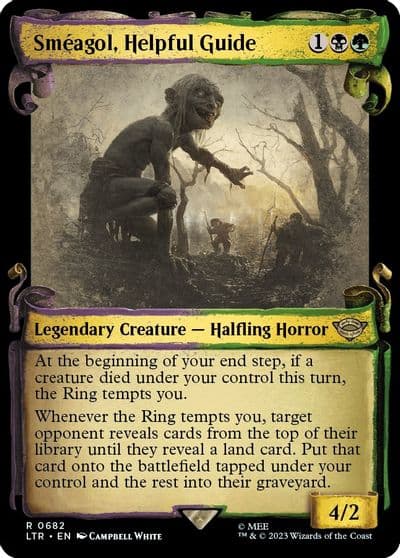 Smeagol Helpful Guide Showcase Scrolls Universes Beyond: The Lord of the Rings: Tales of Middle-earth Magic card