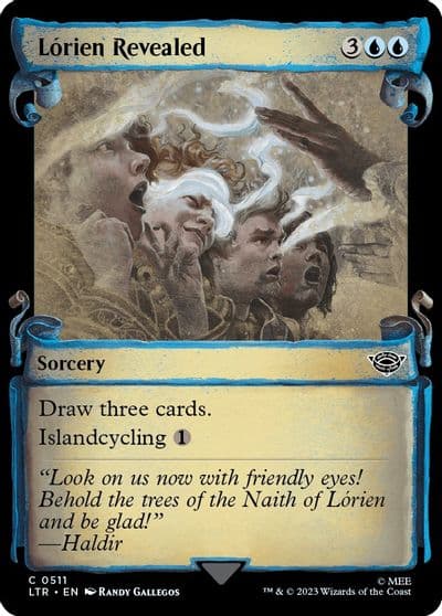 Lorien Revealed Showcase Scrolls Universes Beyond: The Lord of the Rings: Tales of Middle-earth Magic card