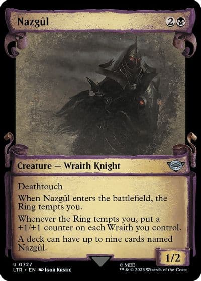 Nazgul 0727 Showcase Scrolls Universes Beyond: The Lord of the Rings: Tales of Middle-earth Magic card