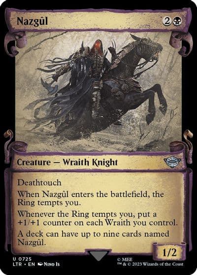 Nazgul 0725 Showcase Scrolls Universes Beyond: The Lord of the Rings: Tales of Middle-earth Magic card