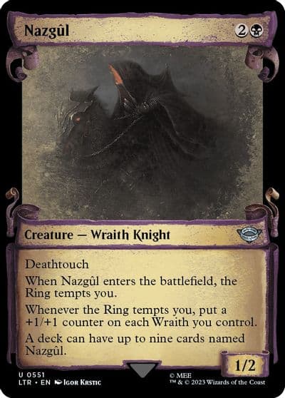 Nazgul 0551 Showcase Scrolls Universes Beyond: The Lord of the Rings: Tales of Middle-earth Magic card