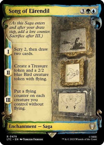 Song of Earendil Showcase Scrolls Commander: The Lord of the Rings: Tales of Middle-earth Magic card