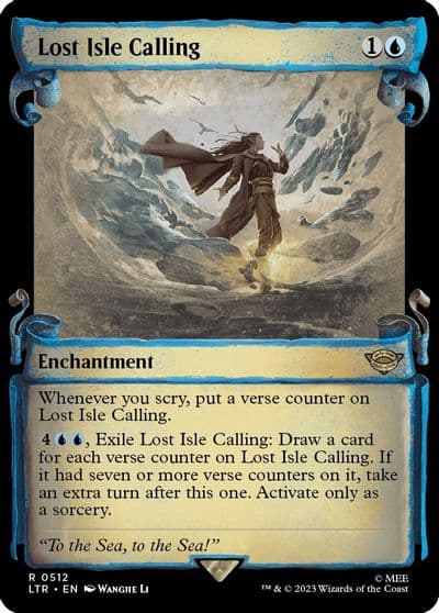 Lost Isle Calling Showcase Scrolls Universes Beyond: The Lord of the Rings: Tales of Middle-earth Magic card