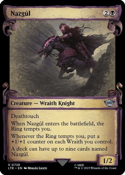 Nazgul 0728 Showcase Scrolls Universes Beyond: The Lord of the Rings: Tales of Middle-earth Magic card