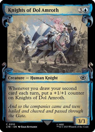 Knights of Dol Amroth Showcase Scrolls Universes Beyond: The Lord of the Rings: Tales of Middle-earth Magic card