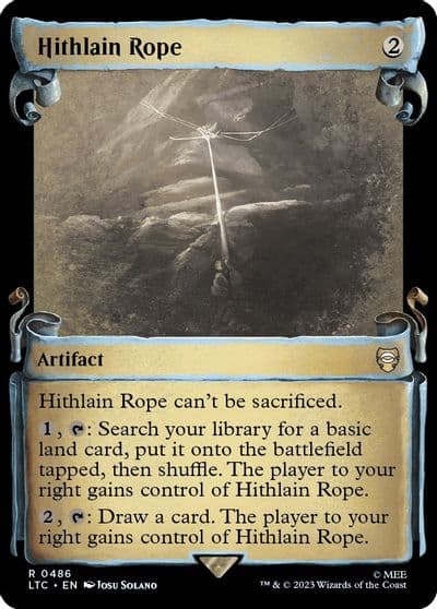 Hithlain Rope Showcase Scrolls Commander: The Lord of the Rings: Tales of Middle-earth Magic card