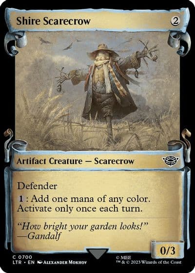 Shire Scarecrow Showcase Scrolls Universes Beyond: The Lord of the Rings: Tales of Middle-earth Magic card