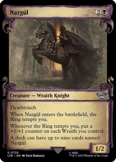 Nazgul 0726 Showcase Scrolls Universes Beyond: The Lord of the Rings: Tales of Middle-earth Magic card