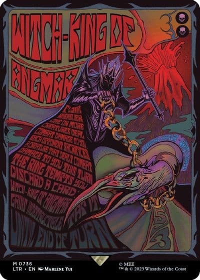 Witch king of Angmar Borderless Poster Universes Beyond: The Lord of the Rings: Tales of Middle-earth Magic card