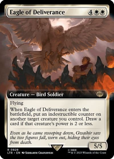 Eagle of Deliverance Extended Art Universes Beyond: The Lord of the Rings: Tales of Middle-earth Magic card