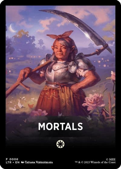 Mortals Theme Card Universes Beyond: The Lord of the Rings: Tales of Middle-earth Magic card