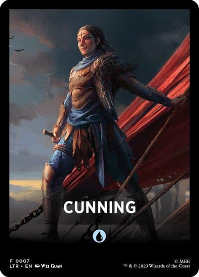 Cunning Theme Card Universes Beyond: The Lord of the Rings: Tales of Middle-earth Magic card