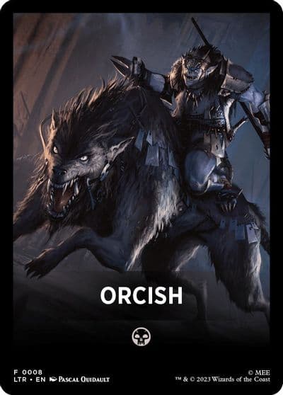 Orcish Theme Card Universes Beyond: The Lord of the Rings: Tales of Middle-earth Magic card