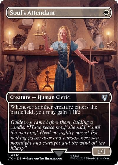Souls Attendant Borderless Commander: The Lord of the Rings: Tales of Middle-earth Magic card