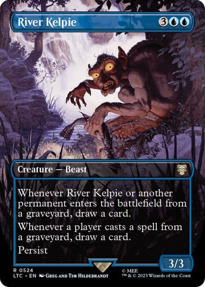 River Kelpie Borderless Commander: The Lord of the Rings: Tales of Middle-earth Magic card