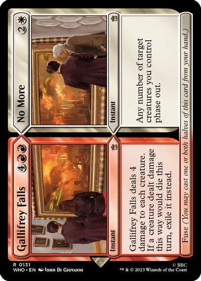 Gallifrey Falls No More Universes Beyond: Doctor Who Magic card