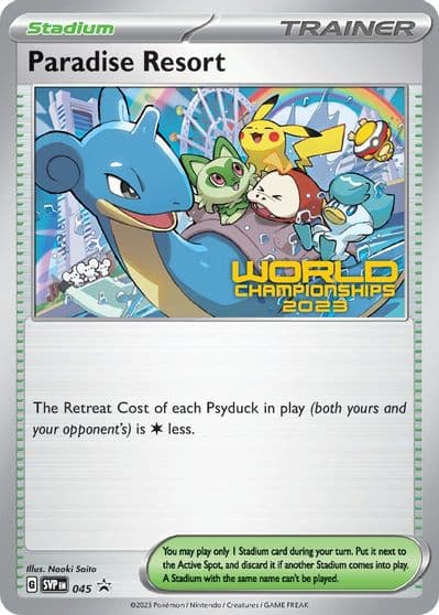 Paradise Resort - 045 (World Championships 2023) SV: Scarlet & Violet Promo Cards Pokemon card
